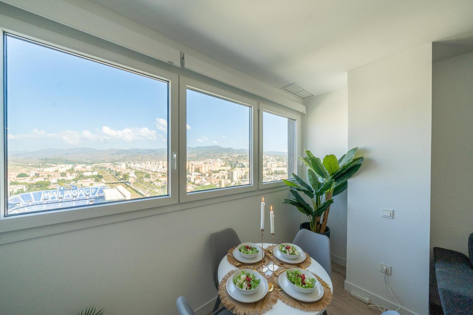 Xpce Urban 4 Malaga Skyline - Free Parking Apartment Exterior photo